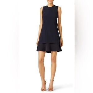 THEORY Malkan Admiral Crepe Sleeveless Sheath Dress